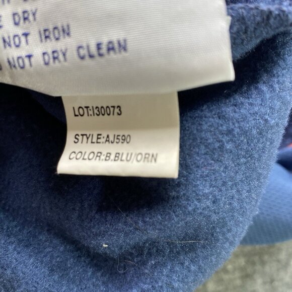 Charlotte Bobcats Jacket Men's S Blue NBA Exclusive Collection Zip Front Patches - Picture 13 of 16